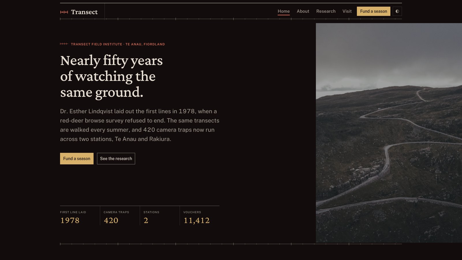 Transect screenshot 1