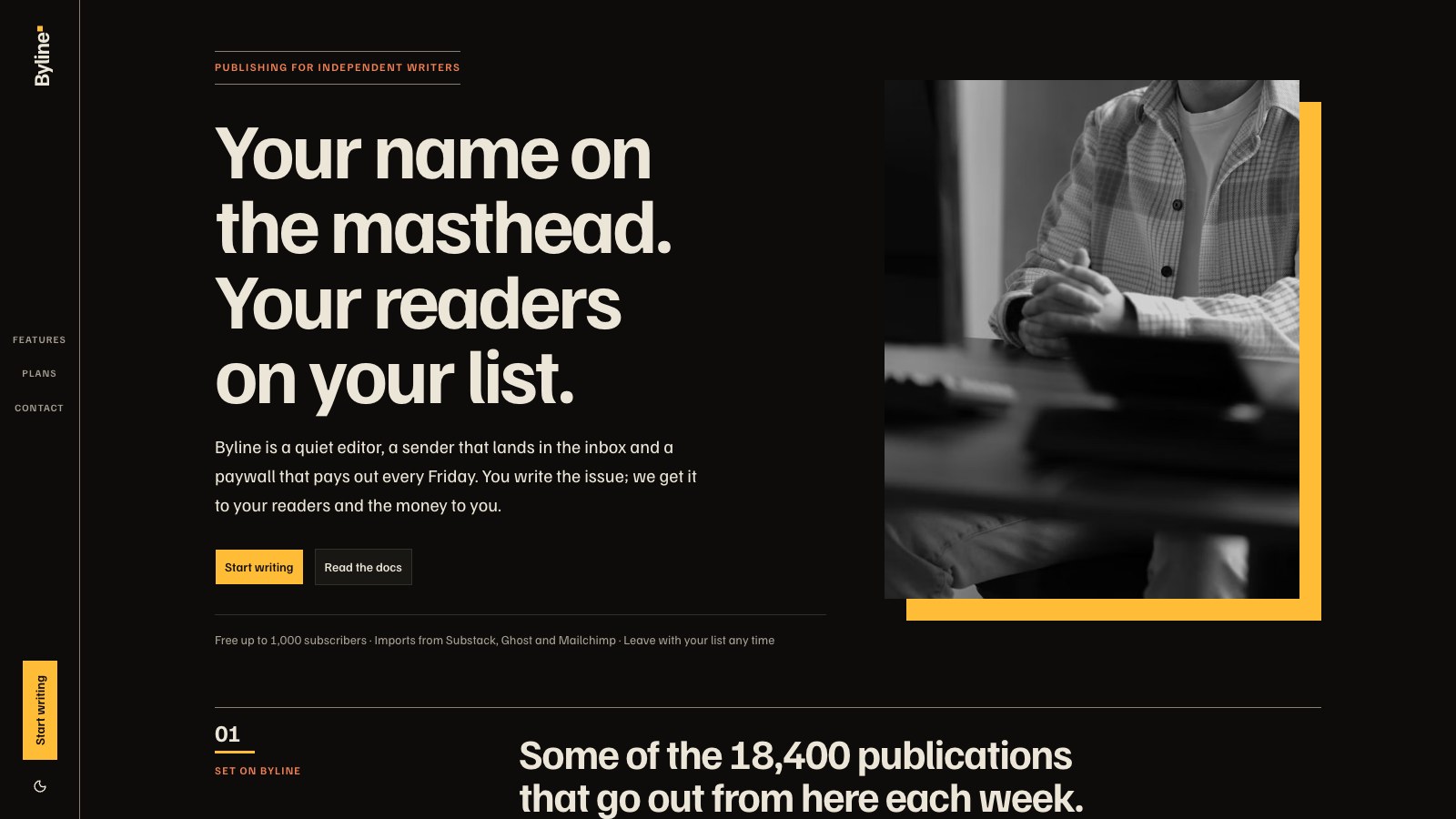 Byline screenshot 1