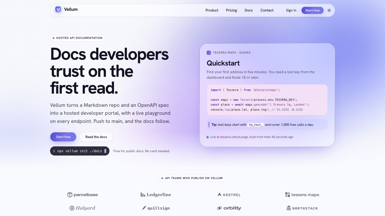 Vellum screenshot 1