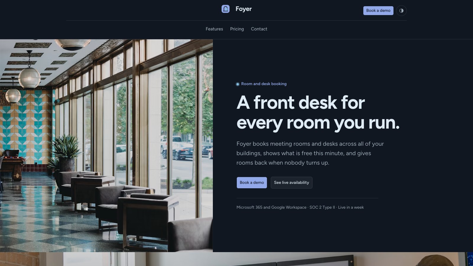 Foyer screenshot 2