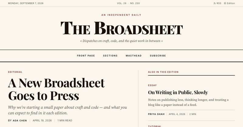 Broadsheet